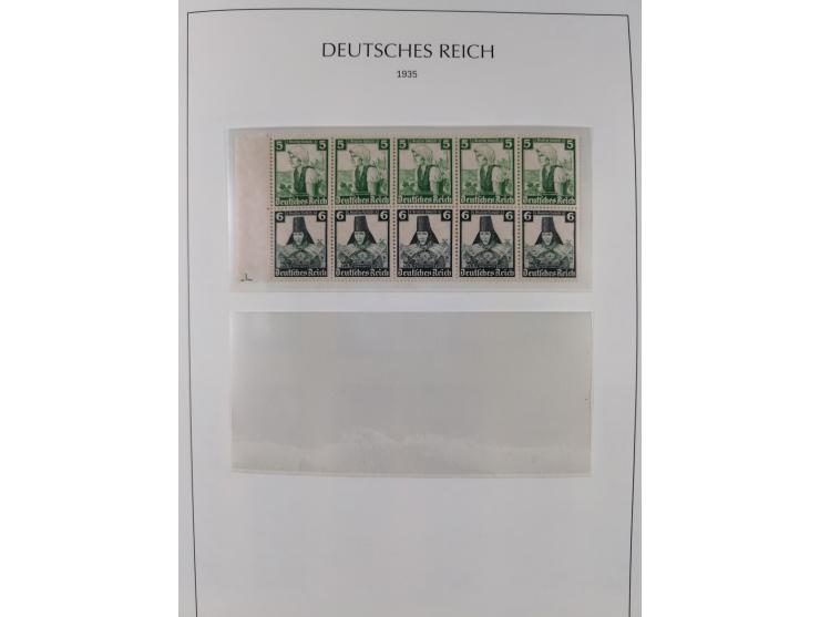 1872/45, meist postfrische und teils gestempelte reichhaltige Material-Sammlung inkl. Dienstmarken, dabei viele Varianten, Fa