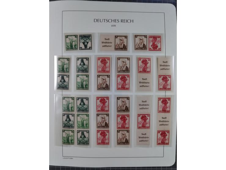 1872/45, meist postfrische und teils gestempelte reichhaltige Material-Sammlung inkl. Dienstmarken, dabei viele Varianten, Fa