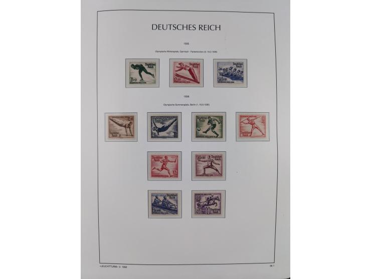 1872/45, meist postfrische und teils gestempelte reichhaltige Material-Sammlung inkl. Dienstmarken, dabei viele Varianten, Fa