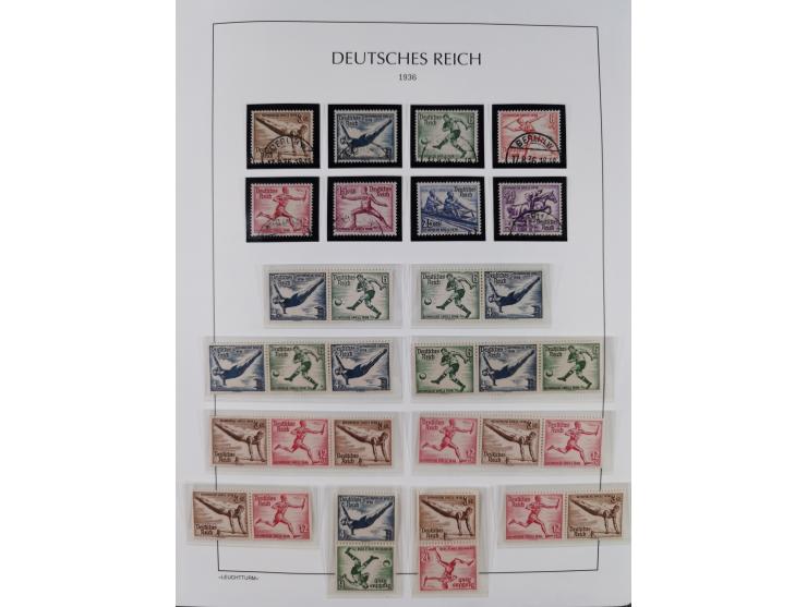 1872/45, meist postfrische und teils gestempelte reichhaltige Material-Sammlung inkl. Dienstmarken, dabei viele Varianten, Fa