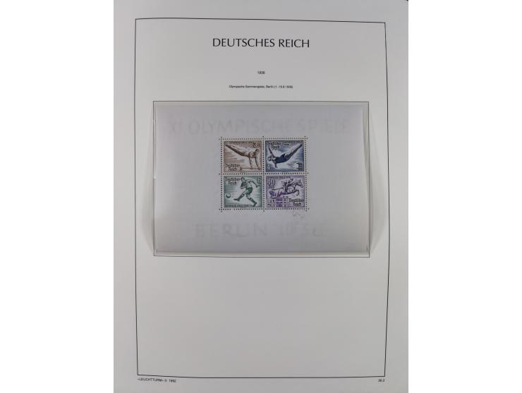 1872/45, meist postfrische und teils gestempelte reichhaltige Material-Sammlung inkl. Dienstmarken, dabei viele Varianten, Fa