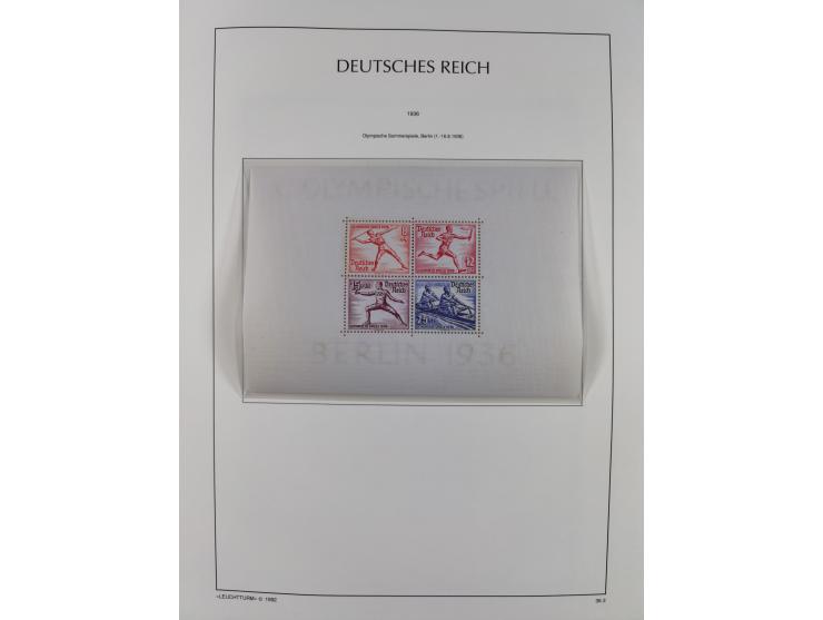 1872/45, meist postfrische und teils gestempelte reichhaltige Material-Sammlung inkl. Dienstmarken, dabei viele Varianten, Fa