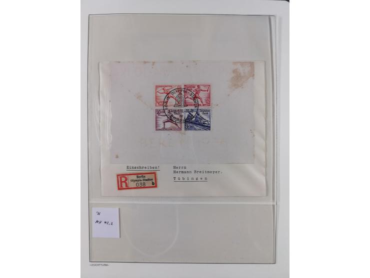 1872/45, meist postfrische und teils gestempelte reichhaltige Material-Sammlung inkl. Dienstmarken, dabei viele Varianten, Fa