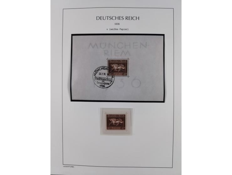 1872/45, meist postfrische und teils gestempelte reichhaltige Material-Sammlung inkl. Dienstmarken, dabei viele Varianten, Fa