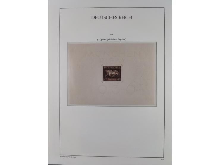 1872/45, meist postfrische und teils gestempelte reichhaltige Material-Sammlung inkl. Dienstmarken, dabei viele Varianten, Fa