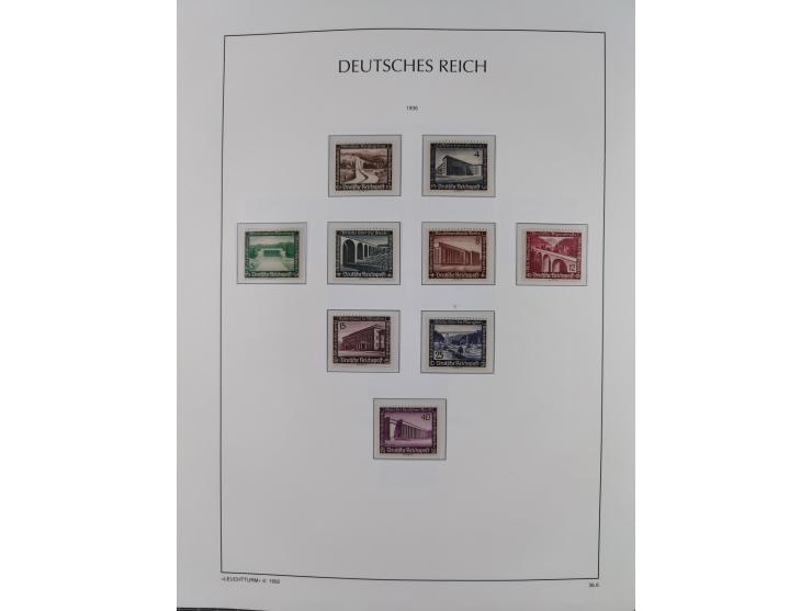 1872/45, meist postfrische und teils gestempelte reichhaltige Material-Sammlung inkl. Dienstmarken, dabei viele Varianten, Fa