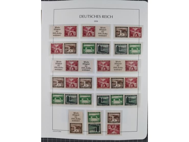 1872/45, meist postfrische und teils gestempelte reichhaltige Material-Sammlung inkl. Dienstmarken, dabei viele Varianten, Fa