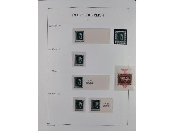 1872/45, meist postfrische und teils gestempelte reichhaltige Material-Sammlung inkl. Dienstmarken, dabei viele Varianten, Fa