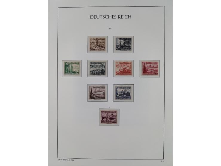 1872/45, meist postfrische und teils gestempelte reichhaltige Material-Sammlung inkl. Dienstmarken, dabei viele Varianten, Fa