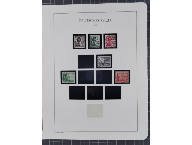 1872/45, meist postfrische und teils gestempelte reichhaltige Material-Sammlung inkl. Dienstmarken, dabei viele Varianten, Fa