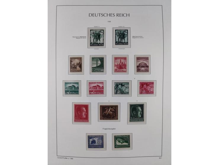 1872/45, meist postfrische und teils gestempelte reichhaltige Material-Sammlung inkl. Dienstmarken, dabei viele Varianten, Fa