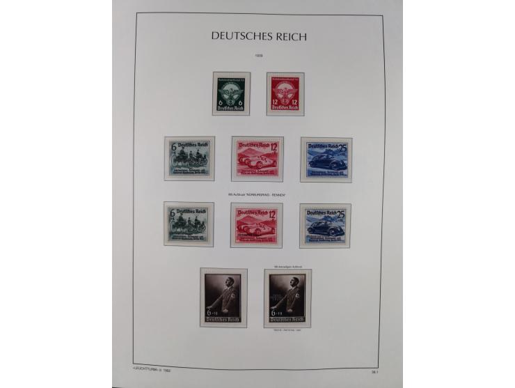 1872/45, meist postfrische und teils gestempelte reichhaltige Material-Sammlung inkl. Dienstmarken, dabei viele Varianten, Fa