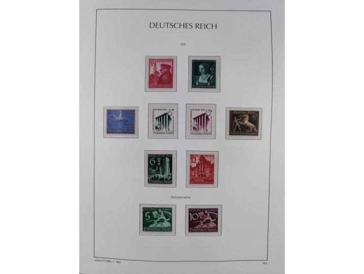 1872/45, meist postfrische und teils gestempelte reichhaltige Material-Sammlung inkl. Dienstmarken, dabei viele Varianten, Fa