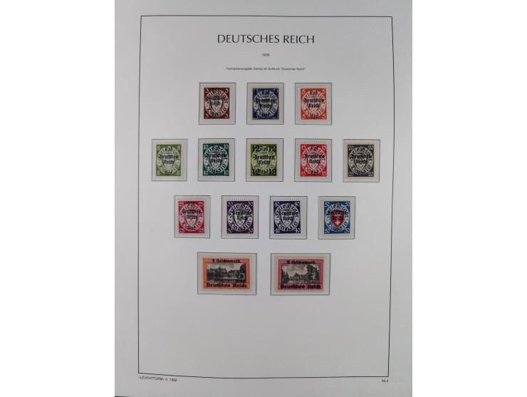 1872/45, meist postfrische und teils gestempelte reichhaltige Material-Sammlung inkl. Dienstmarken, dabei viele Varianten, Fa