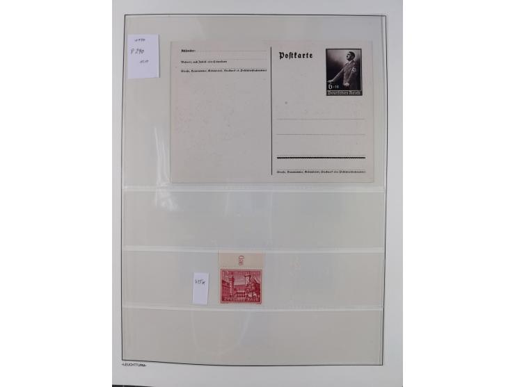 1872/45, meist postfrische und teils gestempelte reichhaltige Material-Sammlung inkl. Dienstmarken, dabei viele Varianten, Fa