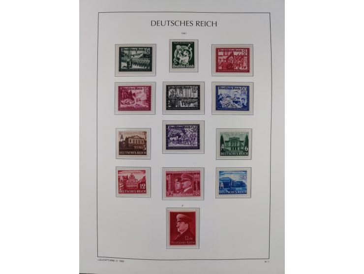 1872/45, meist postfrische und teils gestempelte reichhaltige Material-Sammlung inkl. Dienstmarken, dabei viele Varianten, Fa