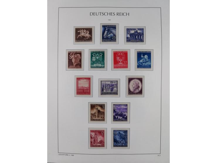 1872/45, meist postfrische und teils gestempelte reichhaltige Material-Sammlung inkl. Dienstmarken, dabei viele Varianten, Fa