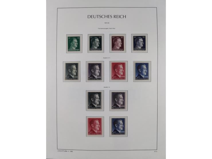 1872/45, meist postfrische und teils gestempelte reichhaltige Material-Sammlung inkl. Dienstmarken, dabei viele Varianten, Fa