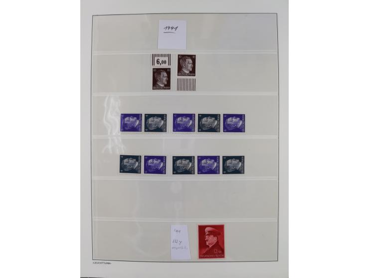 1872/45, meist postfrische und teils gestempelte reichhaltige Material-Sammlung inkl. Dienstmarken, dabei viele Varianten, Fa