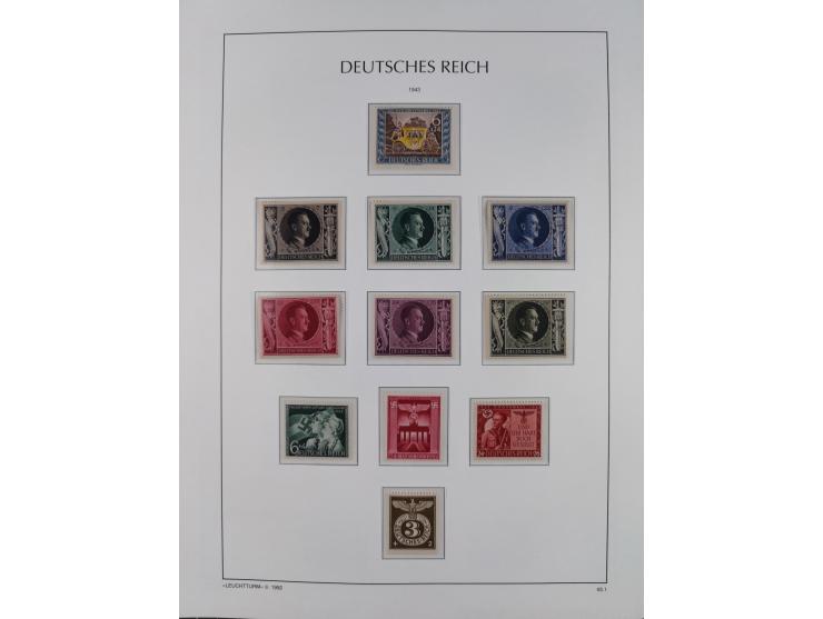 1872/45, meist postfrische und teils gestempelte reichhaltige Material-Sammlung inkl. Dienstmarken, dabei viele Varianten, Fa