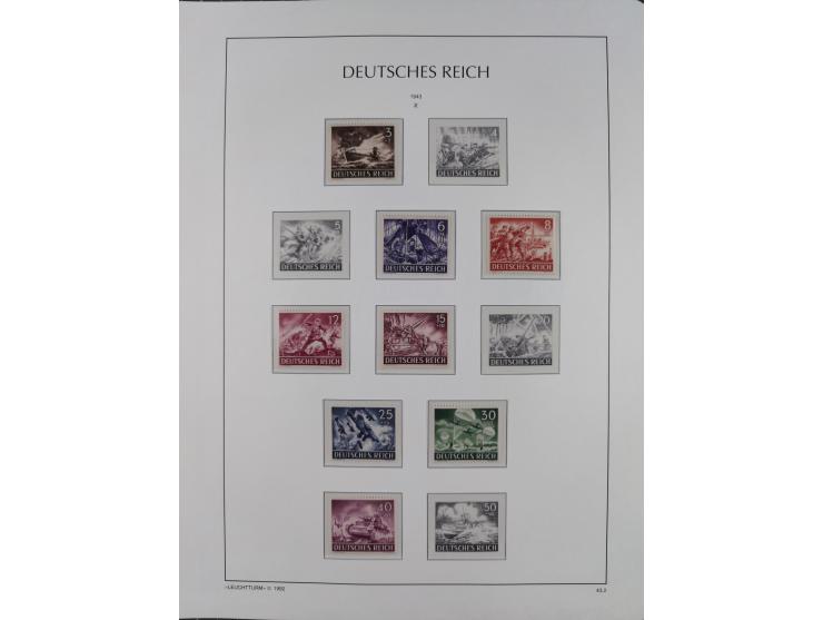 1872/45, meist postfrische und teils gestempelte reichhaltige Material-Sammlung inkl. Dienstmarken, dabei viele Varianten, Fa