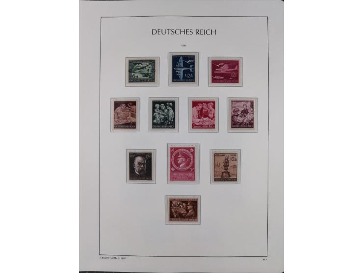 1872/45, meist postfrische und teils gestempelte reichhaltige Material-Sammlung inkl. Dienstmarken, dabei viele Varianten, Fa