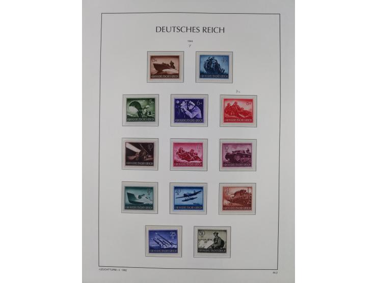 1872/45, meist postfrische und teils gestempelte reichhaltige Material-Sammlung inkl. Dienstmarken, dabei viele Varianten, Fa