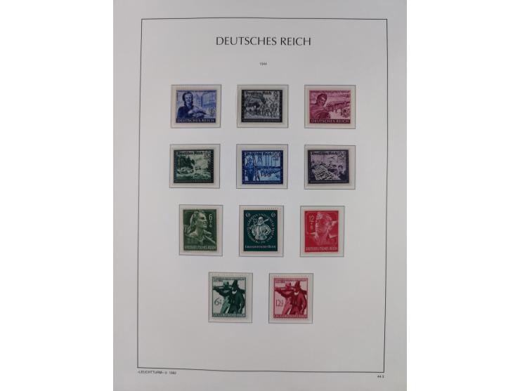 1872/45, meist postfrische und teils gestempelte reichhaltige Material-Sammlung inkl. Dienstmarken, dabei viele Varianten, Fa