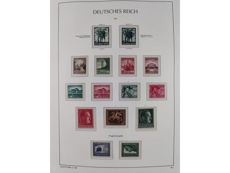 1872/45, meist postfrische und teils gestempelte reichhaltige Material-Sammlung inkl. Dienstmarken, dabei viele Varianten, Fa