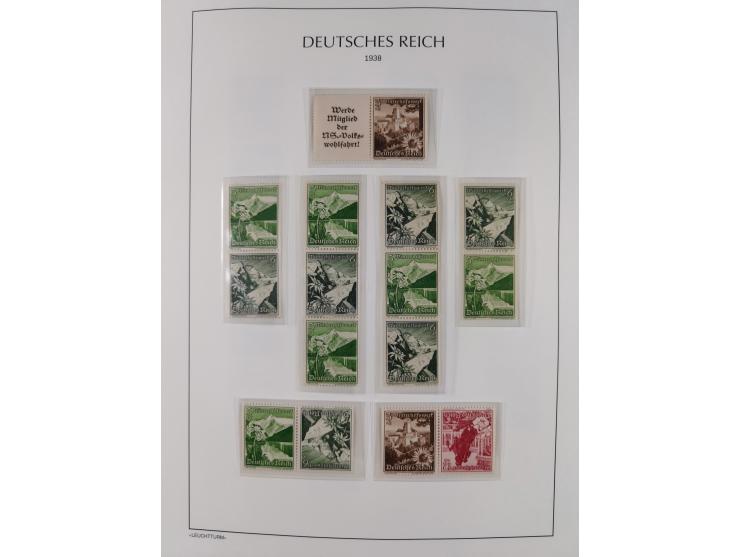 1872/45, meist postfrische und teils gestempelte reichhaltige Material-Sammlung inkl. Dienstmarken, dabei viele Varianten, Fa