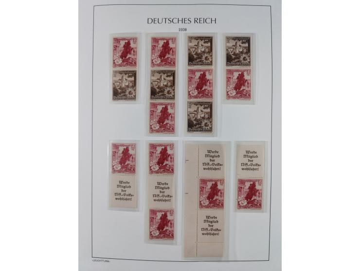 1872/45, meist postfrische und teils gestempelte reichhaltige Material-Sammlung inkl. Dienstmarken, dabei viele Varianten, Fa