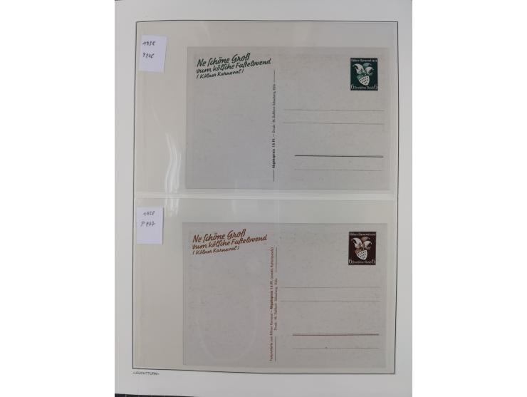 1872/45, meist postfrische und teils gestempelte reichhaltige Material-Sammlung inkl. Dienstmarken, dabei viele Varianten, Fa