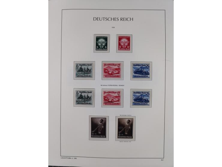 1872/45, meist postfrische und teils gestempelte reichhaltige Material-Sammlung inkl. Dienstmarken, dabei viele Varianten, Fa