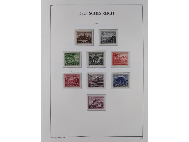 1872/45, meist postfrische und teils gestempelte reichhaltige Material-Sammlung inkl. Dienstmarken, dabei viele Varianten, Fa