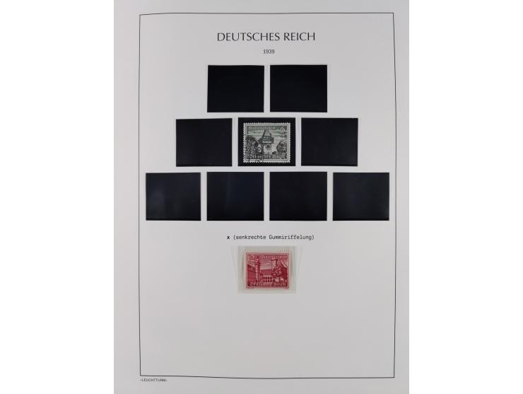 1872/45, meist postfrische und teils gestempelte reichhaltige Material-Sammlung inkl. Dienstmarken, dabei viele Varianten, Fa