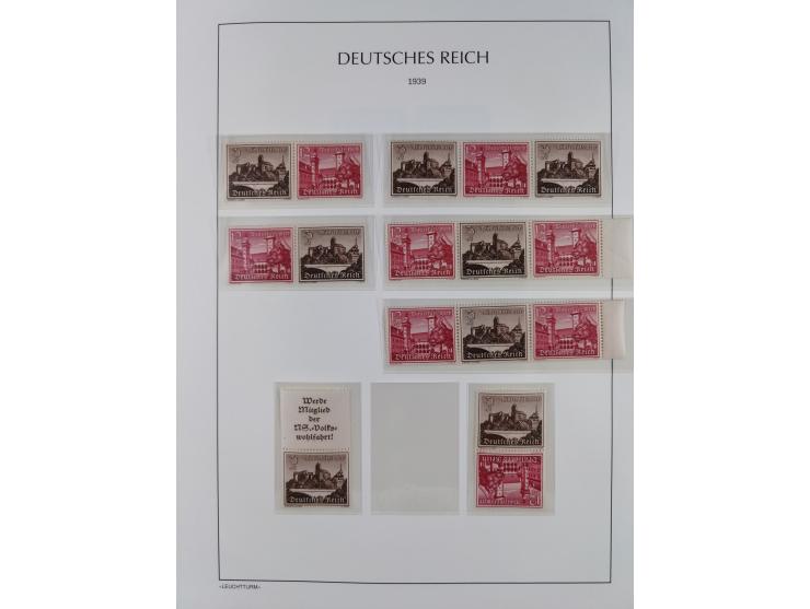 1872/45, meist postfrische und teils gestempelte reichhaltige Material-Sammlung inkl. Dienstmarken, dabei viele Varianten, Fa