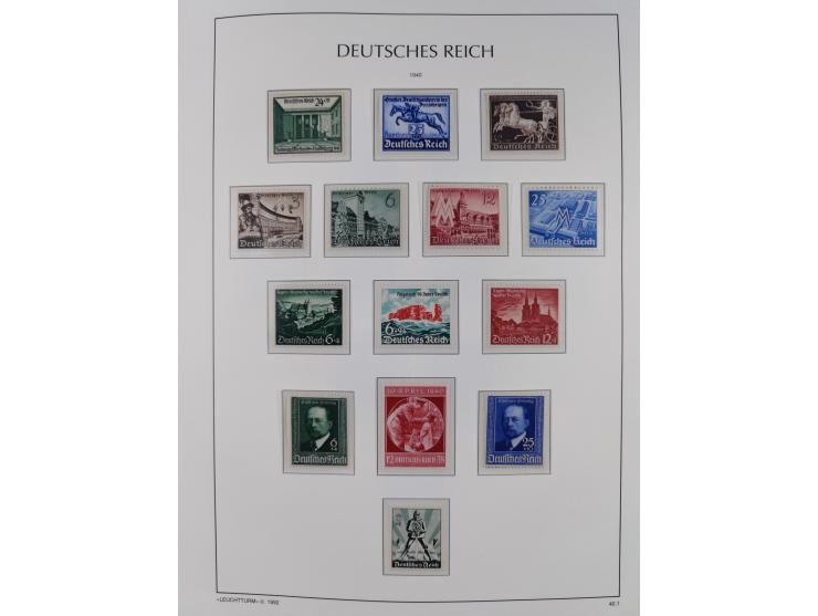 1872/45, meist postfrische und teils gestempelte reichhaltige Material-Sammlung inkl. Dienstmarken, dabei viele Varianten, Fa