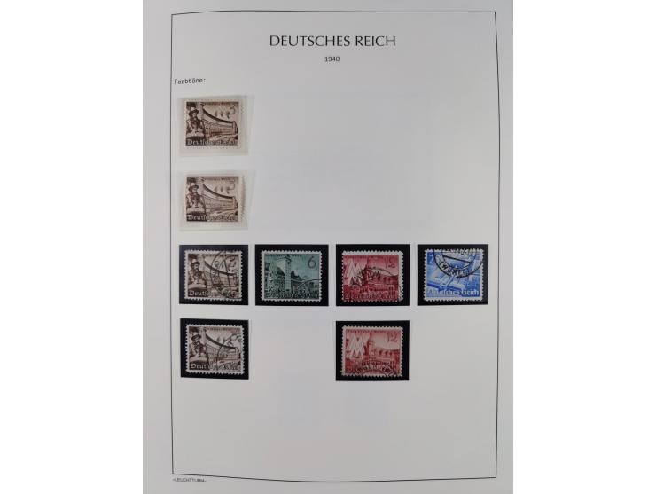 1872/45, meist postfrische und teils gestempelte reichhaltige Material-Sammlung inkl. Dienstmarken, dabei viele Varianten, Fa