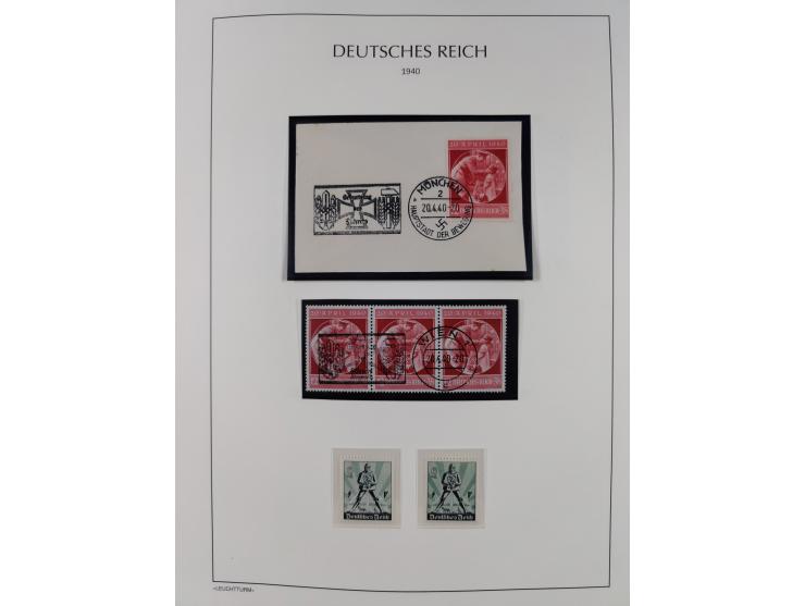 1872/45, meist postfrische und teils gestempelte reichhaltige Material-Sammlung inkl. Dienstmarken, dabei viele Varianten, Fa