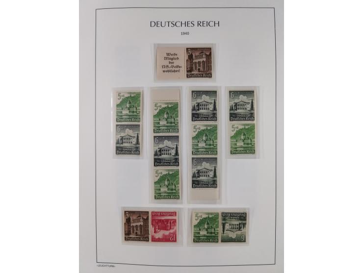 1872/45, meist postfrische und teils gestempelte reichhaltige Material-Sammlung inkl. Dienstmarken, dabei viele Varianten, Fa