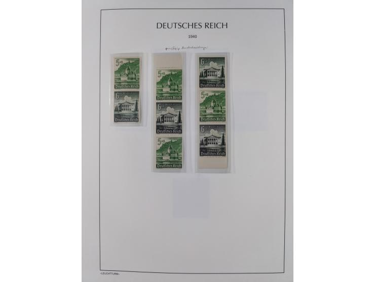 1872/45, meist postfrische und teils gestempelte reichhaltige Material-Sammlung inkl. Dienstmarken, dabei viele Varianten, Fa