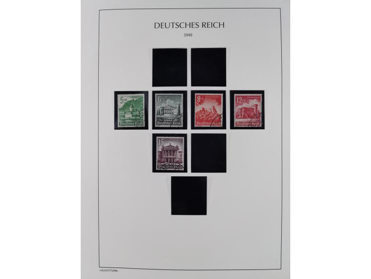 1872/45, meist postfrische und teils gestempelte reichhaltige Material-Sammlung inkl. Dienstmarken, dabei viele Varianten, Fa