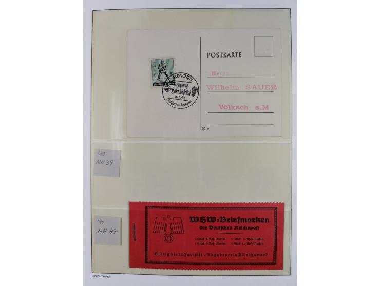 1872/45, meist postfrische und teils gestempelte reichhaltige Material-Sammlung inkl. Dienstmarken, dabei viele Varianten, Fa