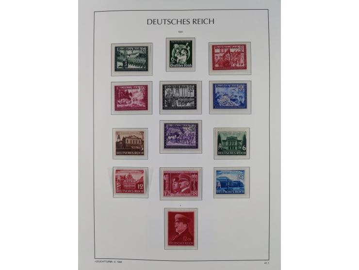 1872/45, meist postfrische und teils gestempelte reichhaltige Material-Sammlung inkl. Dienstmarken, dabei viele Varianten, Fa