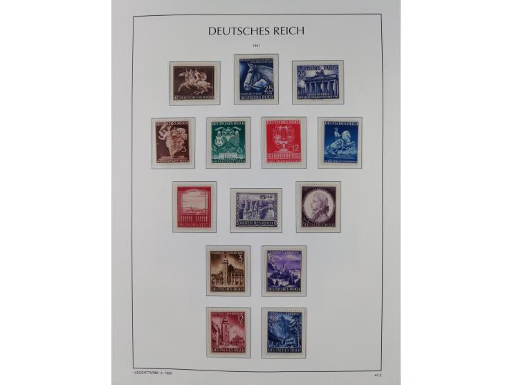 1872/45, meist postfrische und teils gestempelte reichhaltige Material-Sammlung inkl. Dienstmarken, dabei viele Varianten, Fa