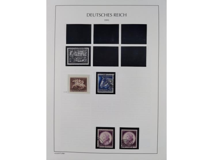 1872/45, meist postfrische und teils gestempelte reichhaltige Material-Sammlung inkl. Dienstmarken, dabei viele Varianten, Fa