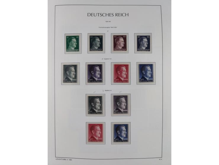 1872/45, meist postfrische und teils gestempelte reichhaltige Material-Sammlung inkl. Dienstmarken, dabei viele Varianten, Fa