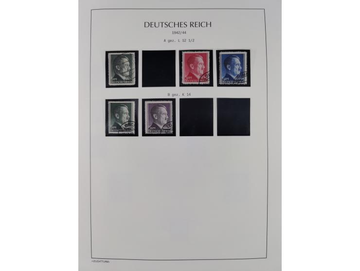 1872/45, meist postfrische und teils gestempelte reichhaltige Material-Sammlung inkl. Dienstmarken, dabei viele Varianten, Fa