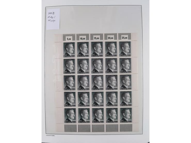 1872/45, meist postfrische und teils gestempelte reichhaltige Material-Sammlung inkl. Dienstmarken, dabei viele Varianten, Fa