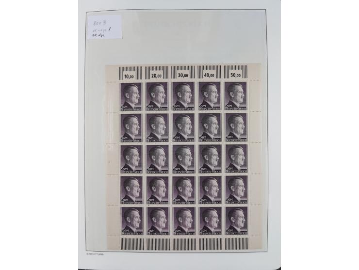 1872/45, meist postfrische und teils gestempelte reichhaltige Material-Sammlung inkl. Dienstmarken, dabei viele Varianten, Fa